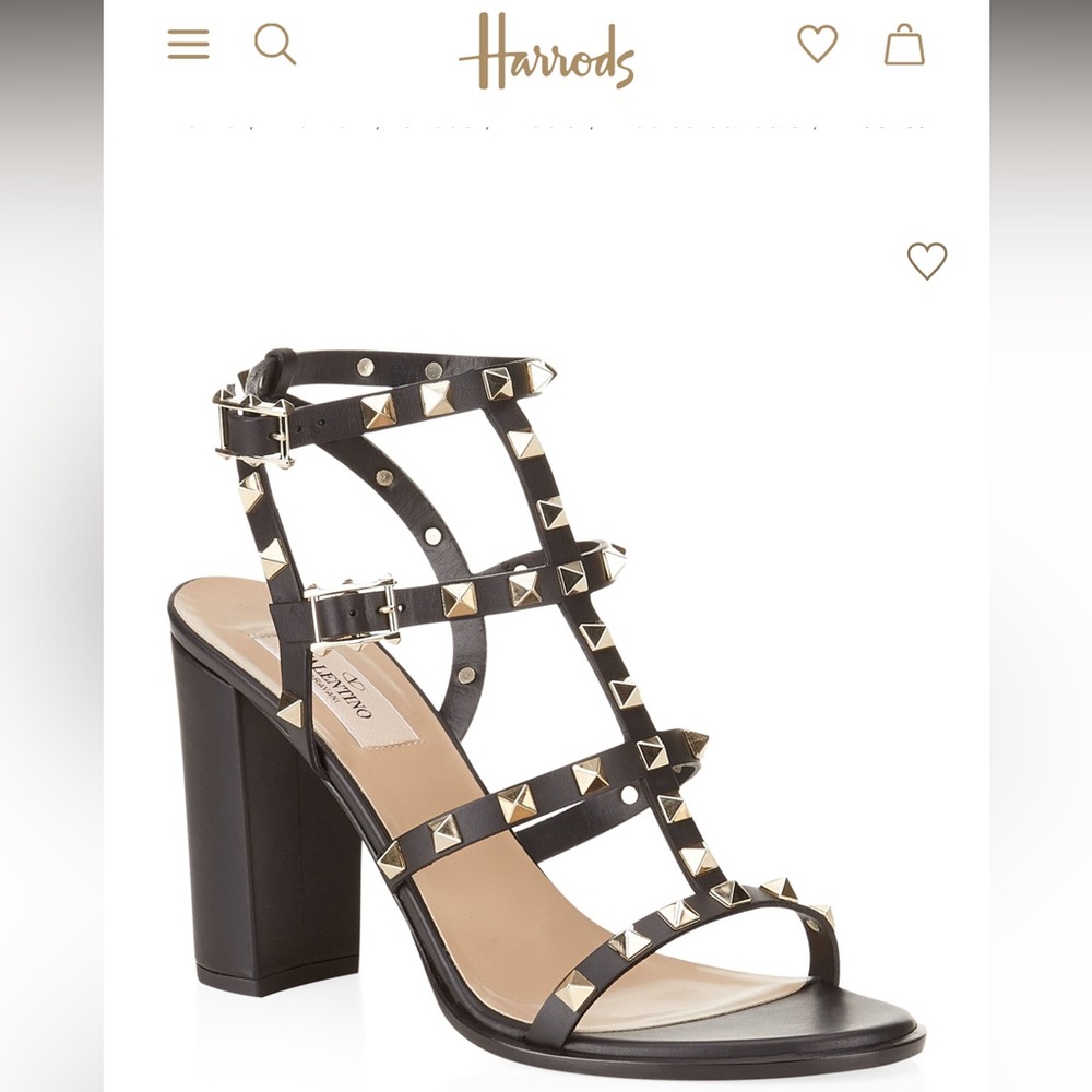 Valentino Garavani Caged Block Heel Sandal